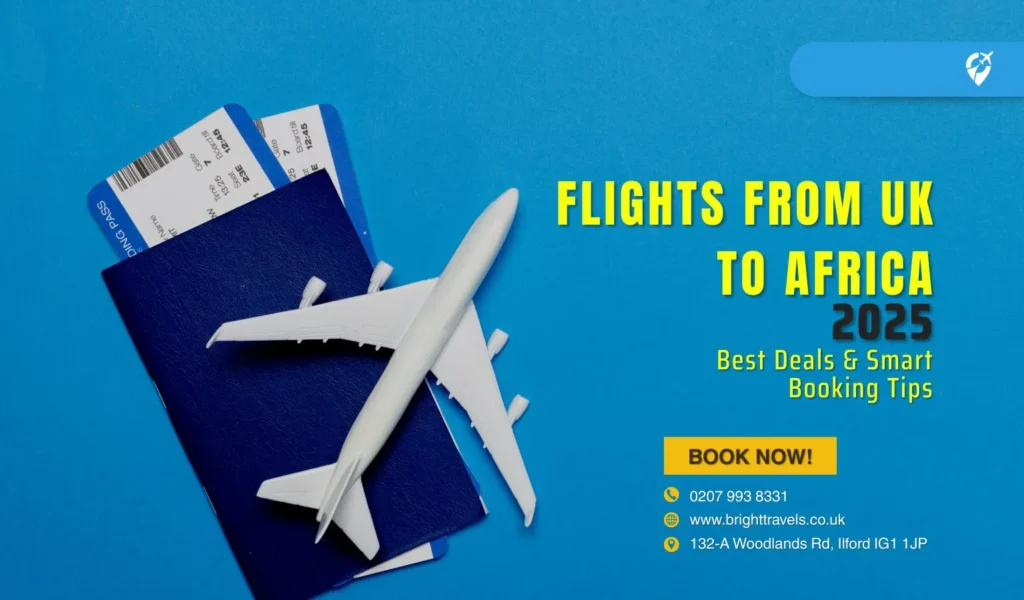 flights from UK to Africa
